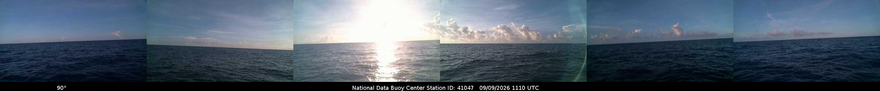 Historical buoy camera image for 41047 captured 2026-09-09 11:10:00 UTC