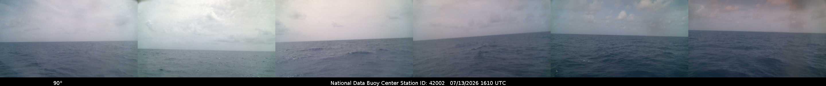 Historical buoy camera image for 42002 captured 2026-07-13 16:10:00 UTC