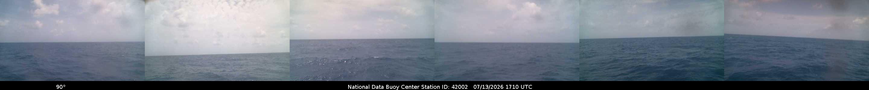 Historical buoy camera image for 42002 captured 2026-07-13 17:10:00 UTC