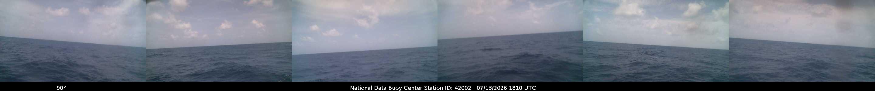 Historical buoy camera image for 42002 captured 2026-07-13 18:10:00 UTC