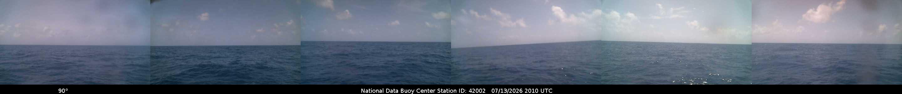 Historical buoy camera image for 42002 captured 2026-07-13 20:10:00 UTC