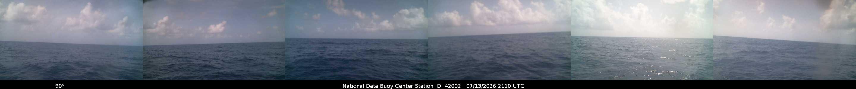 Historical buoy camera image for 42002 captured 2026-07-13 21:10:00 UTC