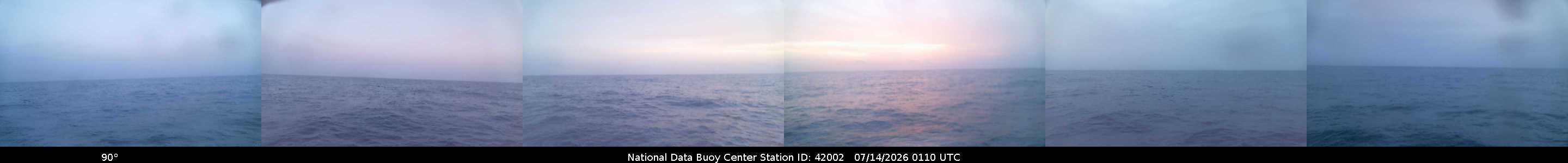 Historical buoy camera image for 42002 captured 2026-07-14 01:10:00 UTC
