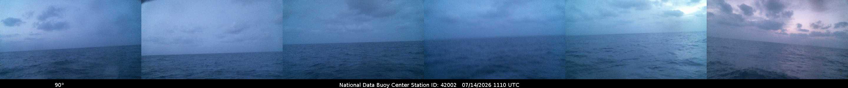 Historical buoy camera image for 42002 captured 2026-07-14 11:10:00 UTC
