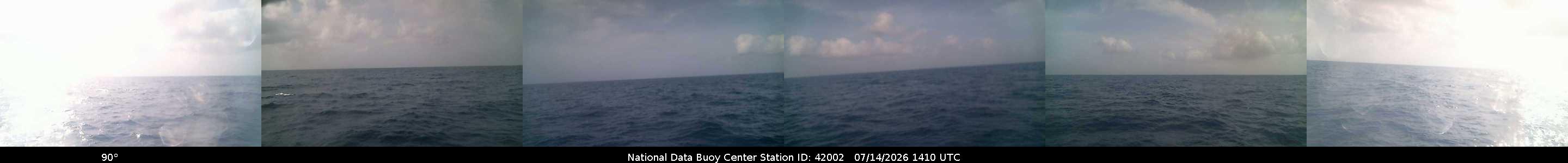 Historical buoy camera image for 42002 captured 2026-07-14 14:10:00 UTC