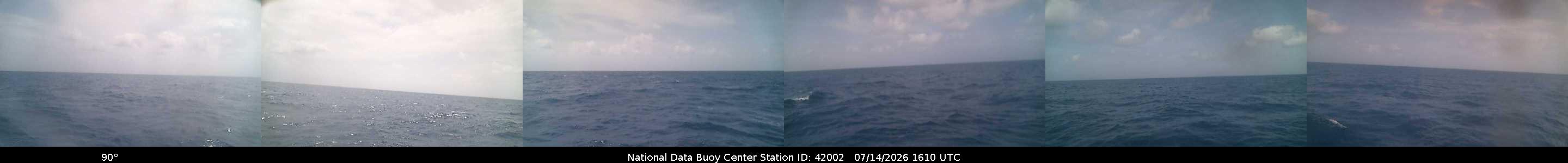Historical buoy camera image for 42002 captured 2026-07-14 16:10:00 UTC