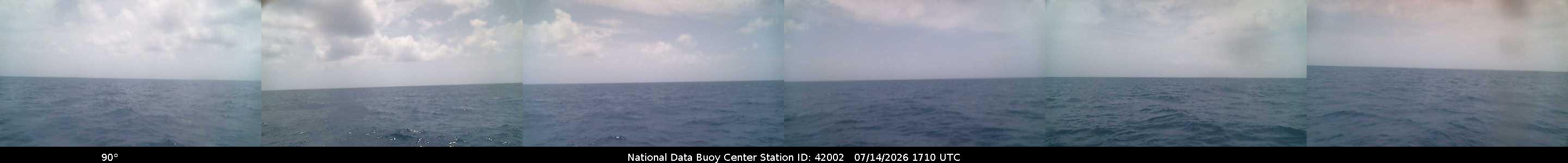 Historical buoy camera image for 42002 captured 2026-07-14 17:10:00 UTC