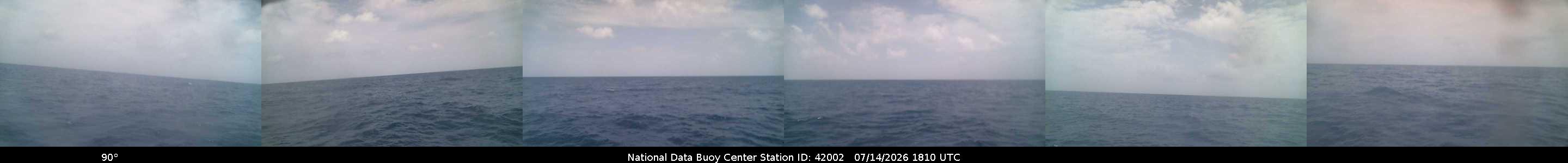 Historical buoy camera image for 42002 captured 2026-07-14 18:10:00 UTC