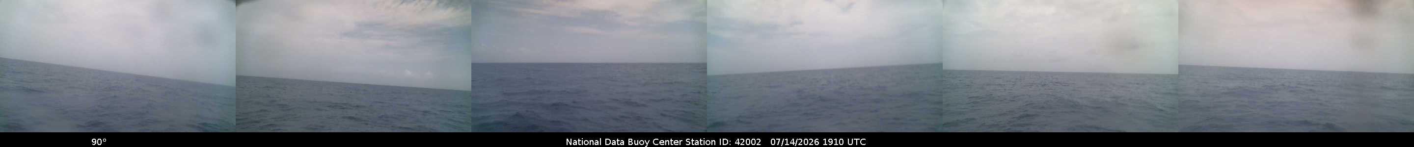 Historical buoy camera image for 42002 captured 2026-07-14 19:10:00 UTC