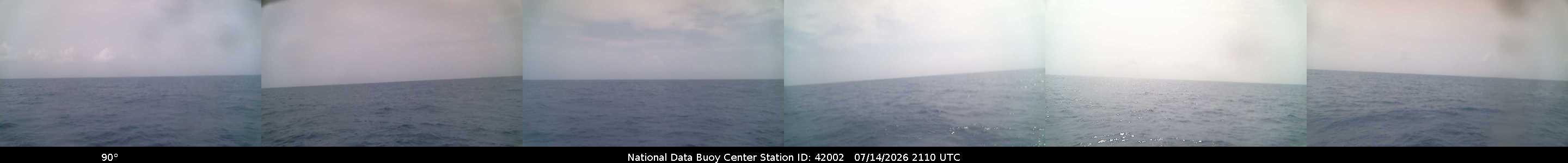 Historical buoy camera image for 42002 captured 2026-07-14 21:10:00 UTC