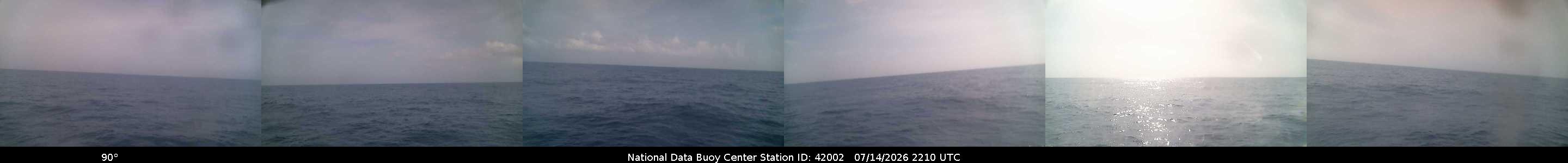 Historical buoy camera image for 42002 captured 2026-07-14 22:10:00 UTC