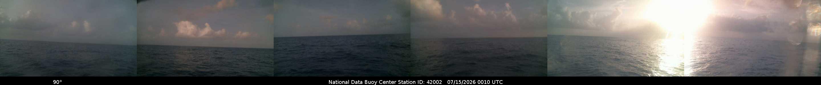 Historical buoy camera image for 42002 captured 2026-07-15 00:10:00 UTC