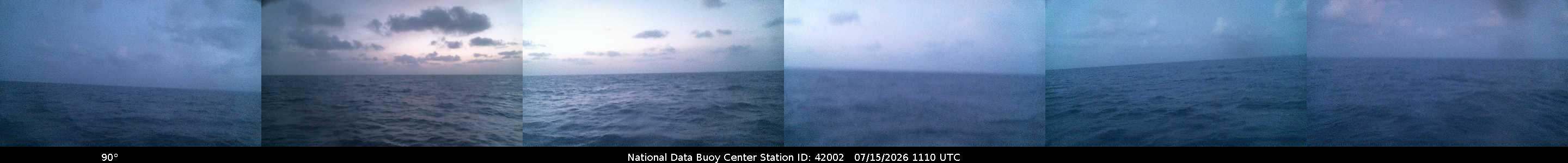 Historical buoy camera image for 42002 captured 2026-07-15 11:10:00 UTC
