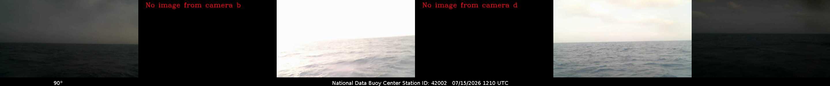 Historical buoy camera image for 42002 captured 2026-07-15 12:10:00 UTC