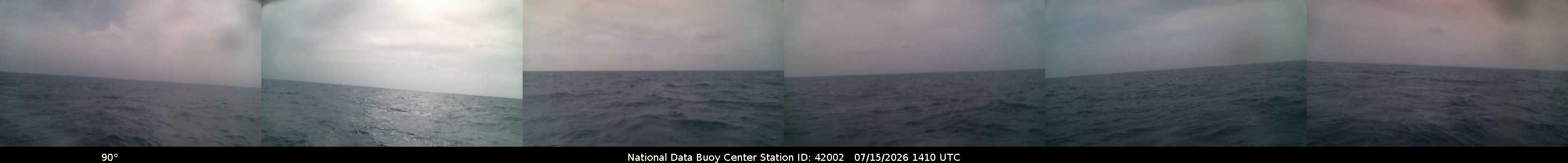 Historical buoy camera image for 42002 captured 2026-07-15 14:10:00 UTC
