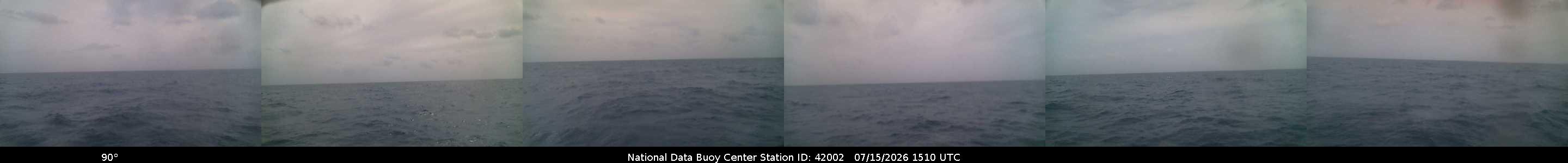 Historical buoy camera image for 42002 captured 2026-07-15 15:10:00 UTC