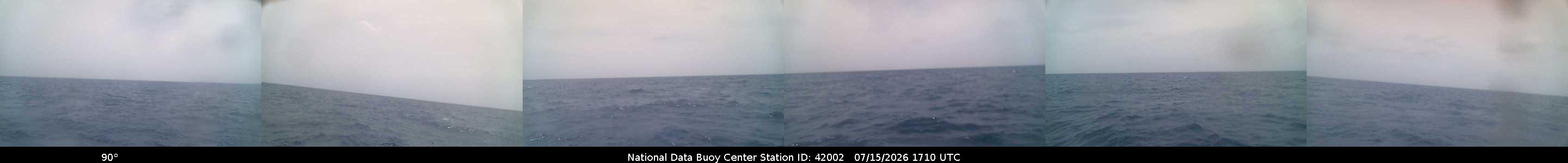 Historical buoy camera image for 42002 captured 2026-07-15 17:10:00 UTC