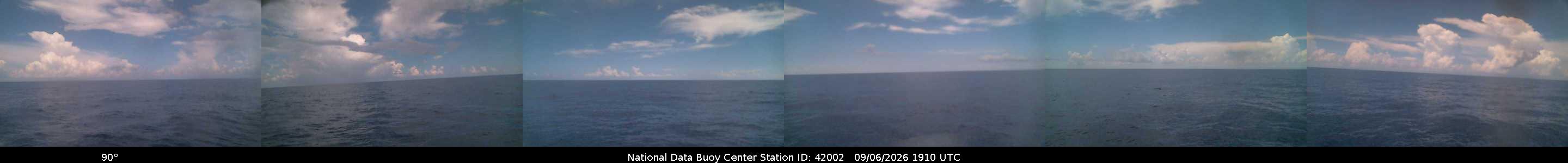 Historical buoy camera image for 42002 captured 2026-09-06 19:10:00 UTC