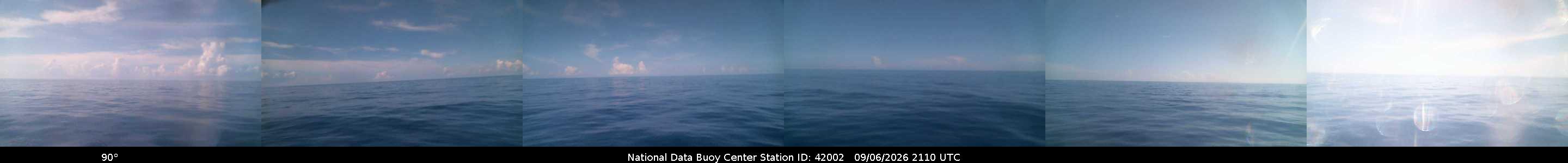 Historical buoy camera image for 42002 captured 2026-09-06 21:10:00 UTC