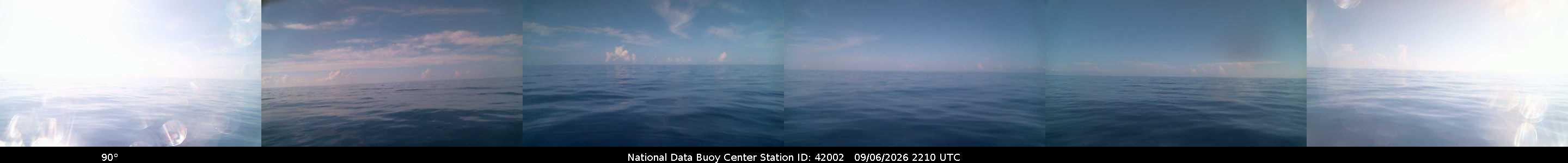 Historical buoy camera image for 42002 captured 2026-09-06 22:10:00 UTC
