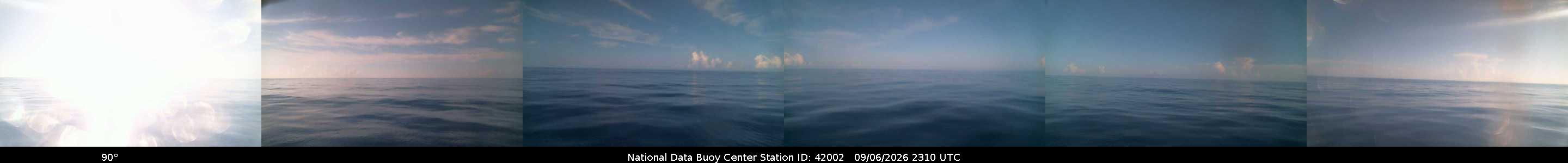 Historical buoy camera image for 42002 captured 2026-09-06 23:10:00 UTC