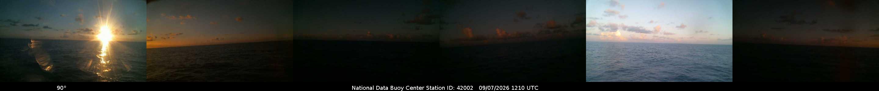 Historical buoy camera image for 42002 captured 2026-09-07 12:10:00 UTC