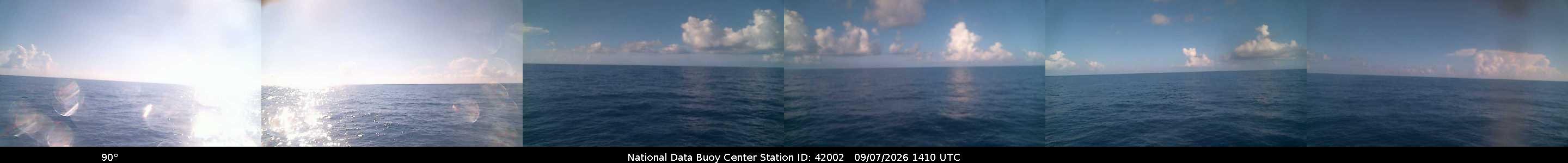 Historical buoy camera image for 42002 captured 2026-09-07 14:10:00 UTC