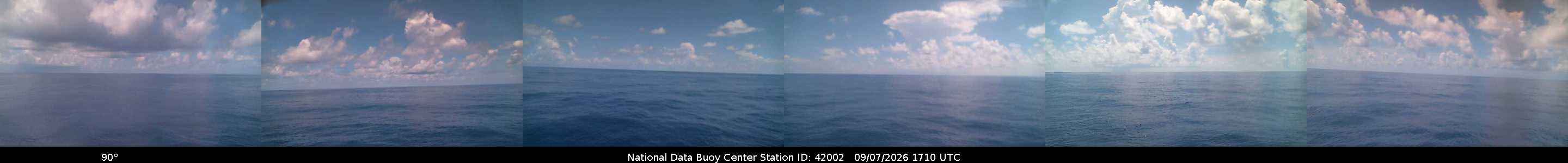 Historical buoy camera image for 42002 captured 2026-09-07 17:10:00 UTC
