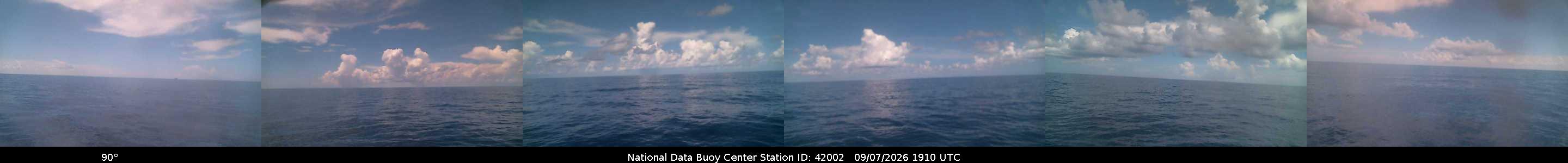 Historical buoy camera image for 42002 captured 2026-09-07 19:10:00 UTC