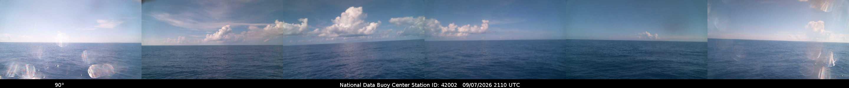 Historical buoy camera image for 42002 captured 2026-09-07 21:10:00 UTC