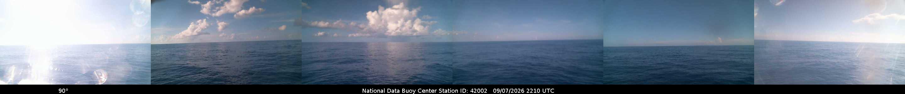 Historical buoy camera image for 42002 captured 2026-09-07 22:10:00 UTC