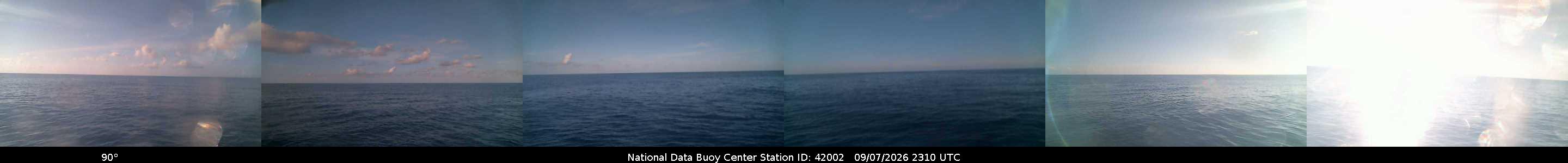 Historical buoy camera image for 42002 captured 2026-09-07 23:10:00 UTC