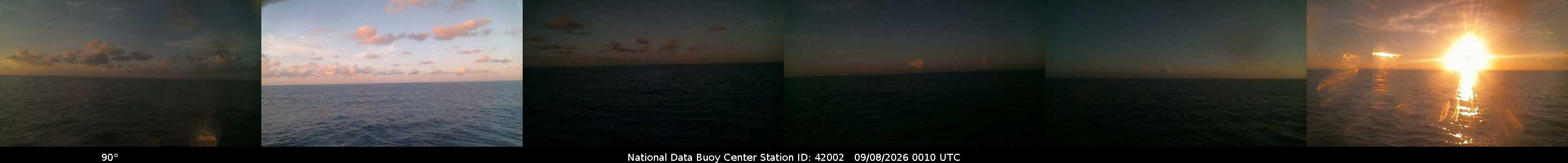 Historical buoy camera image for 42002 captured 2026-09-08 00:10:00 UTC