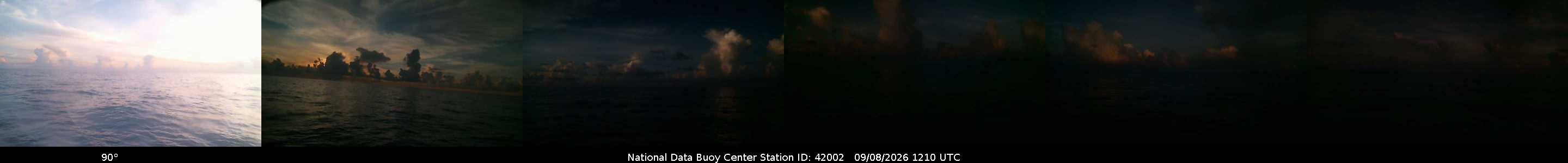 Historical buoy camera image for 42002 captured 2026-09-08 12:10:00 UTC