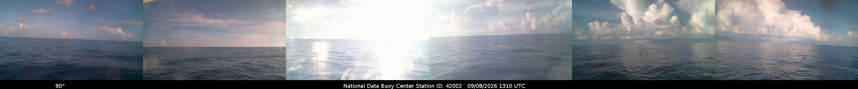 Historical buoy camera image for 42002 captured 2026-09-08 13:10:00 UTC