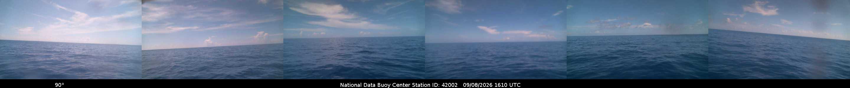 Historical buoy camera image for 42002 captured 2026-09-08 16:10:00 UTC
