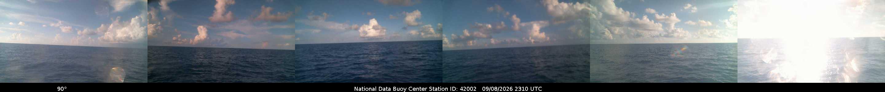 Historical buoy camera image for 42002 captured 2026-09-08 23:10:00 UTC