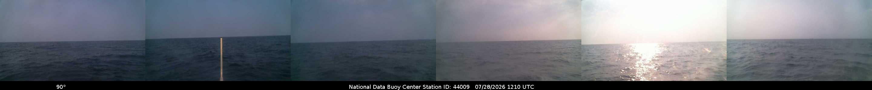 Historical buoy camera image for 44009 captured 2026-07-28 12:10:00 UTC