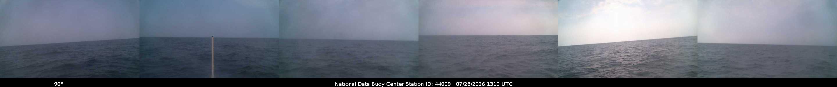 Historical buoy camera image for 44009 captured 2026-07-28 13:10:00 UTC