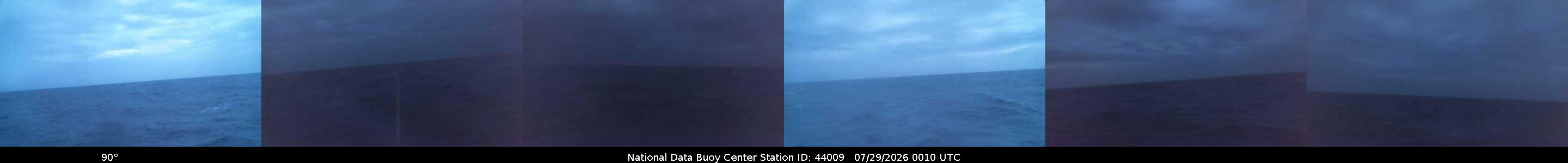 Historical buoy camera image for 44009 captured 2026-07-29 00:10:00 UTC
