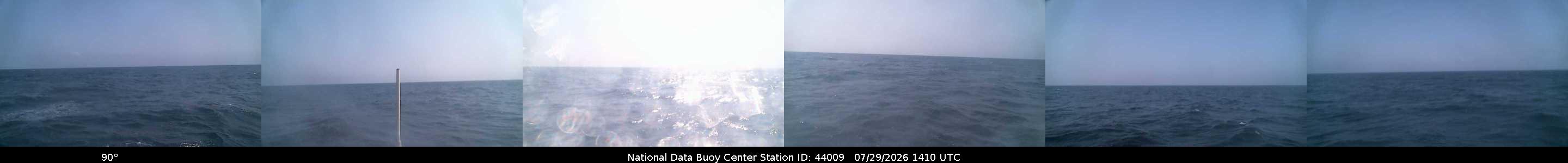 Historical buoy camera image for 44009 captured 2026-07-29 14:10:00 UTC