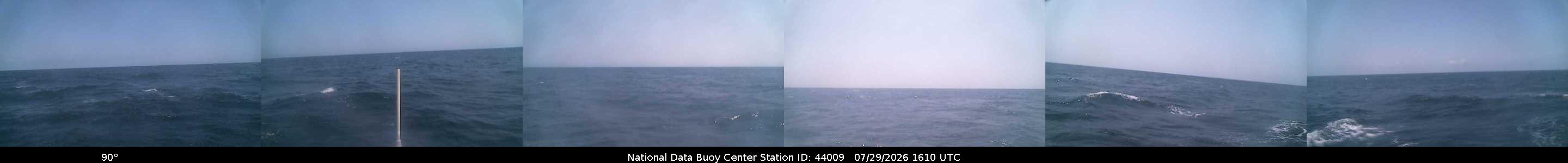 Historical buoy camera image for 44009 captured 2026-07-29 16:10:00 UTC