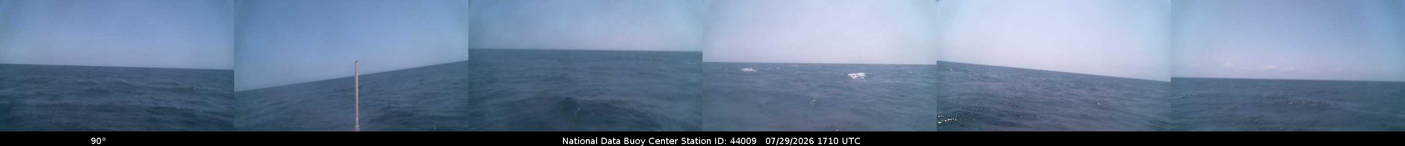 Historical buoy camera image for 44009 captured 2026-07-29 17:10:00 UTC