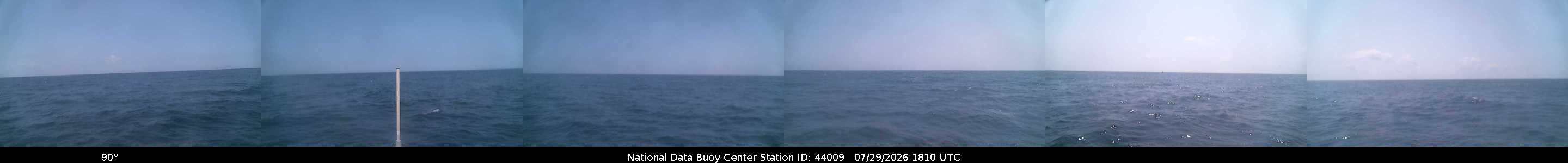 Historical buoy camera image for 44009 captured 2026-07-29 18:10:00 UTC