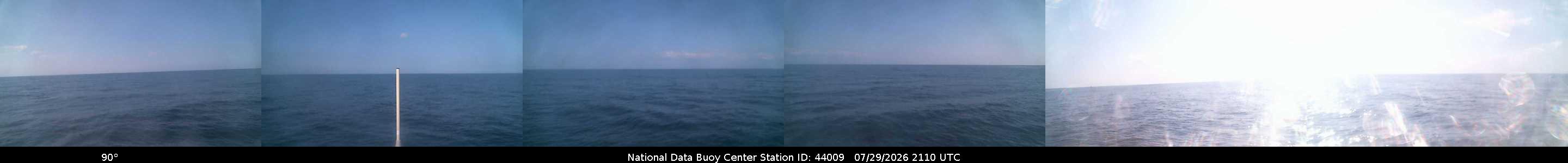 Historical buoy camera image for 44009 captured 2026-07-29 21:10:00 UTC