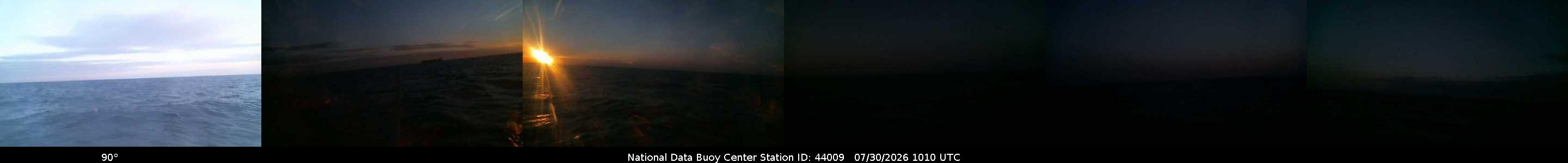 Historical buoy camera image for 44009 captured 2026-07-30 10:10:00 UTC