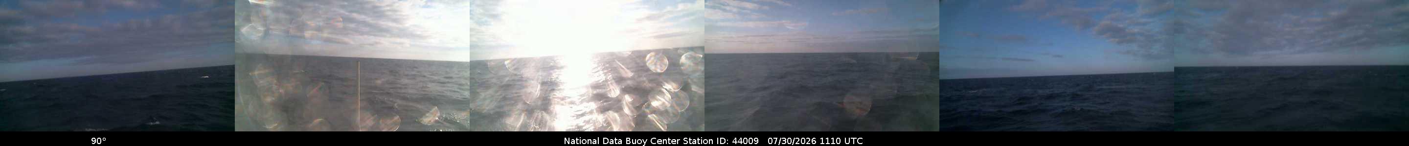 Historical buoy camera image for 44009 captured 2026-07-30 11:10:00 UTC