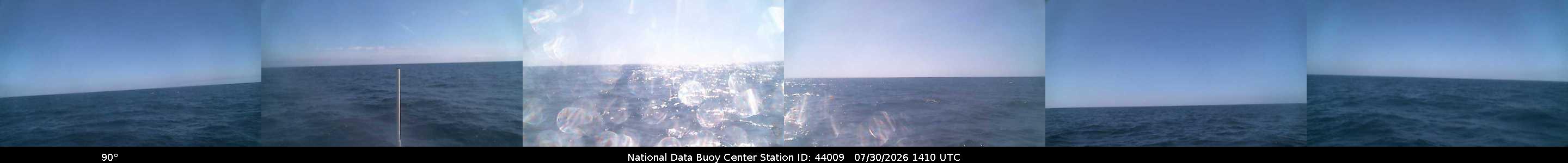 Historical buoy camera image for 44009 captured 2026-07-30 14:10:00 UTC