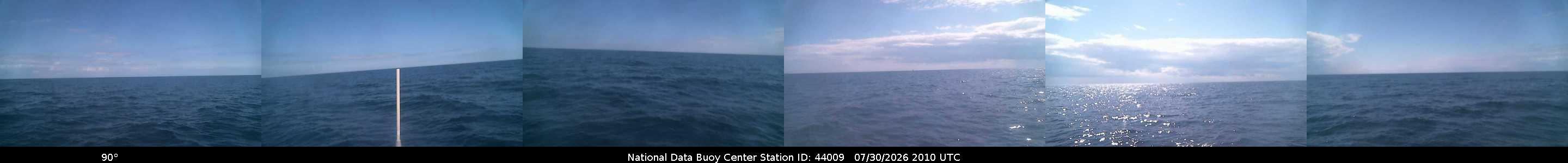 Historical buoy camera image for 44009 captured 2026-07-30 20:10:00 UTC