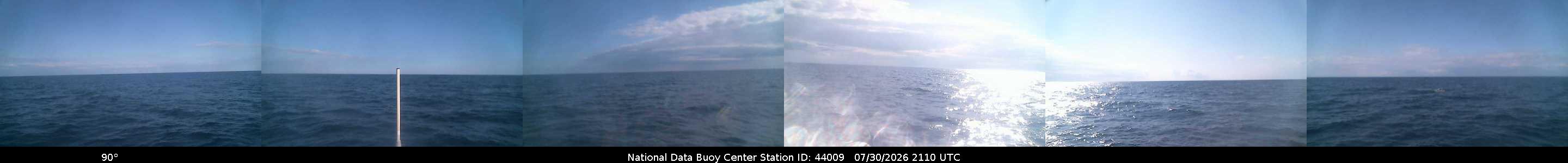 Historical buoy camera image for 44009 captured 2026-07-30 21:10:00 UTC